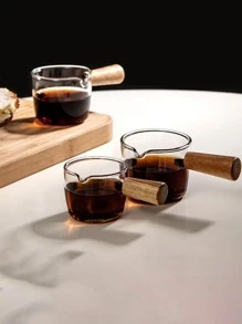 1pc Mini Coffee Measuring Cup, Cute Milk Cup For Household - Clear - View 6