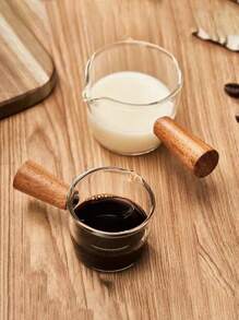 1pc Mini Coffee Measuring Cup, Cute Milk Cup For Household - Clear - View 12