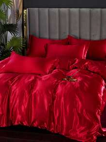 1 Màu Đỏ Túi Đựng Chăn Màn, Tối Giản Bộ Đồ Giường Polyester Túi Đựng Chăn Màn Cho Gia Đình - Gỗ đỏ - Xem 2