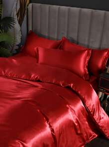 1 Màu Đỏ Túi Đựng Chăn Màn, Tối Giản Bộ Đồ Giường Polyester Túi Đựng Chăn Màn Cho Gia Đình - Gỗ đỏ - Xem 5