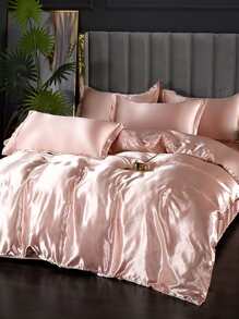 1 Màu Hồng Túi Đựng Chăn Màn Không Chất Độn, Đơn Giản Polyester Mềm Mại Túi Đựng Chăn Màn Cho Phòng Ngủ - Bụi hồng - Xem 2