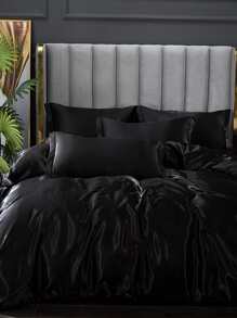 1 Màu Đen Túi Đựng Chăn Màn Không Chất Độn, Đơn Giản Polyester Mềm Mại Túi Đựng Chăn Màn Cho Phòng Ngủ - Xem 1