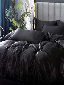 1 Màu Đen Túi Đựng Chăn Màn Không Chất Độn, Đơn Giản Polyester Mềm Mại Túi Đựng Chăn Màn Cho Phòng Ngủ - Xem 2