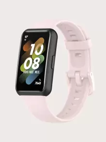 浅粉色纯色硅胶表带，适用于华为表带 7 - 淺粉色 - 查看 1