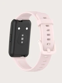 浅粉色纯色硅胶表带，适用于华为表带 7 - 淺粉色 - 查看 3