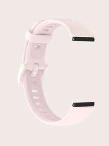 浅粉色纯色硅胶表带，适用于华为表带 7 - 淺粉色 - 查看 7
