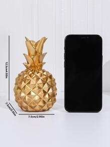 1pc Pineapple Shaped Decoration Craft Best - Gold - View 4