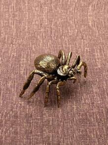 1入組銅合金裝飾用品現代蜘蛛設計裝飾物件 - 銅色 - 查看 2