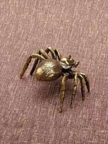 1入組銅合金裝飾用品現代蜘蛛設計裝飾物件 - 銅色 - 查看 6