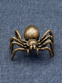 1入組銅合金裝飾用品現代蜘蛛設計裝飾物件 - 銅色 - 查看 7