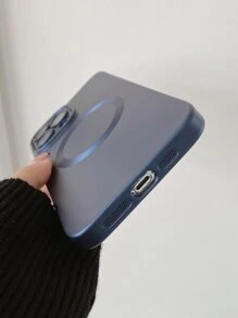 Ốp lưng điện thoại từ tính Apple Phone Holder tương thích với iPhone15/15Plus/15Pro/15Promax - Màu xanh hải quân - Xem 4