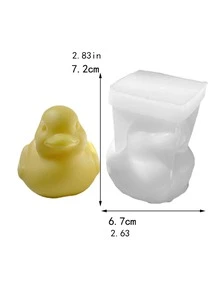 1pc Silicone Mold, Modern Duck Design DIY Silicone Mold For Home - Clear - View 2