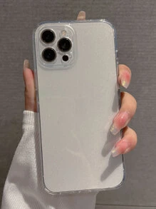 Ốp Mềm Bảo Vệ Toàn Diện Sáng Bóng Tối Giản Tương Thích Với Apple Iphone 15/15 Pro Max/15 Pro/15 Plus/11/12/13/14 Pro Max/xs/xr/11 Pro/11 Pro Max/12 Pro/12 Pro Max/ 13 Pro/13 Pro Max/7 Plus/14 Pro/14 Pro Max/14 Plus/8 Plus/8/se 2 - Trong sáng - Xem 4