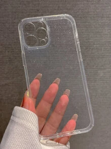 Ốp Mềm Bảo Vệ Toàn Diện Sáng Bóng Tối Giản Tương Thích Với Apple Iphone 15/15 Pro Max/15 Pro/15 Plus/11/12/13/14 Pro Max/xs/xr/11 Pro/11 Pro Max/12 Pro/12 Pro Max/ 13 Pro/13 Pro Max/7 Plus/14 Pro/14 Pro Max/14 Plus/8 Plus/8/se 2 - Trong sáng - Xem 5