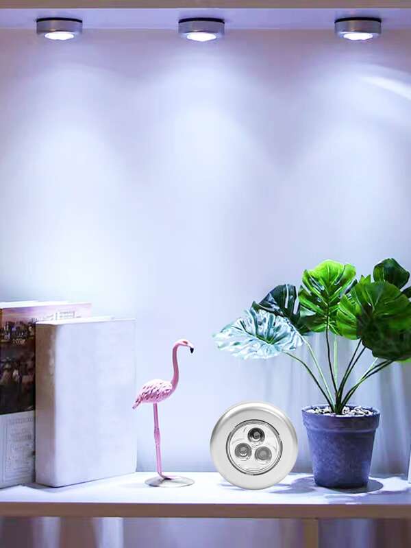 1 件 3 LED 白光水龙头开关 LED 橱柜灯、便携式床头灯、壁灯、衣柜灯