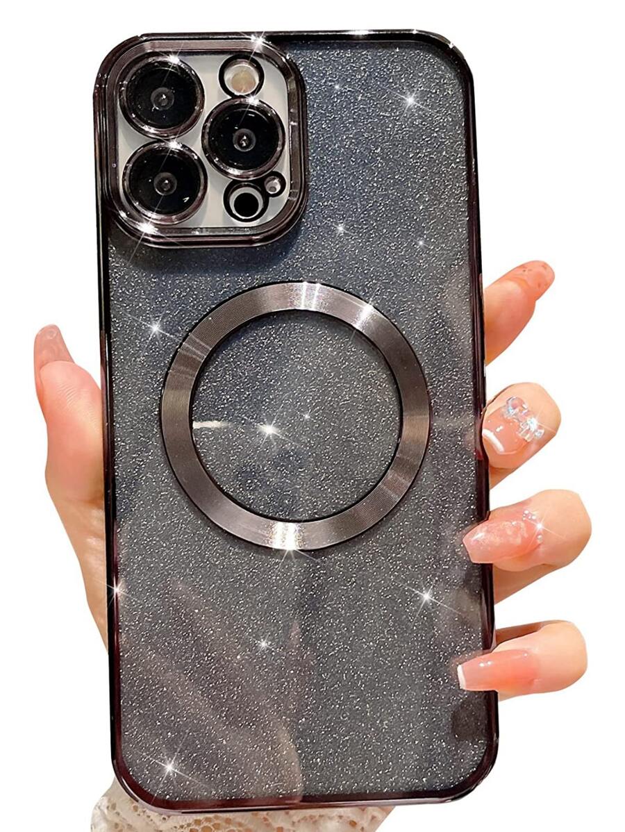 Hadaasi Y2k 电镀镂空防震防震手机壳 兼容 iPhone 15/15Pro/15Plus/15Promax