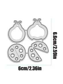 1入組瓢蟲形狀切割模具