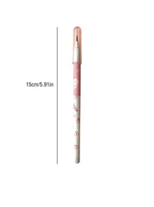 1入組桃子樣式隨機接片鉛筆帶1袋筆芯