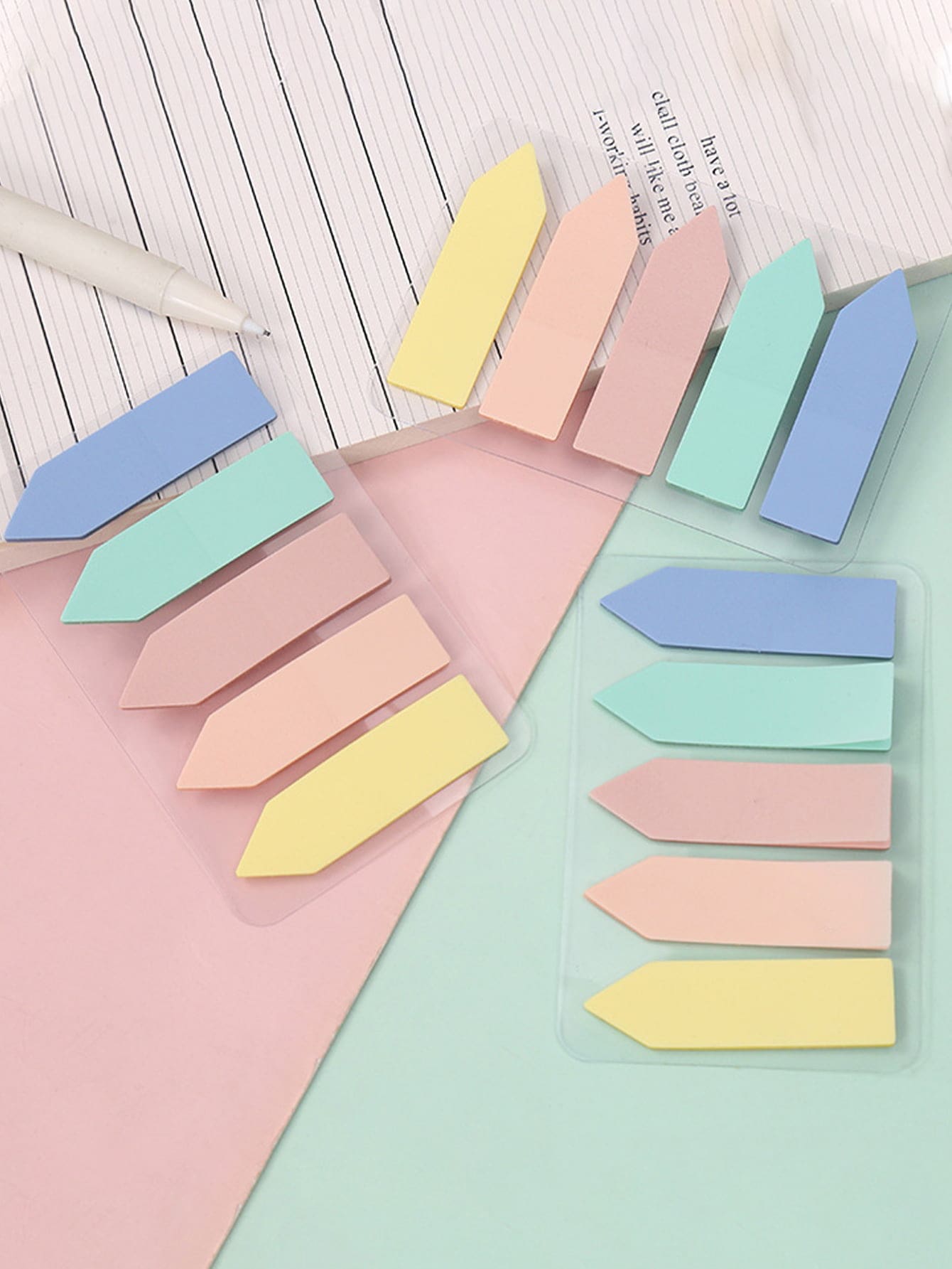 100pcs Mixed Color Index Sticky Note | SHEIN USA