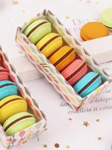 5pcs Macaron Shaped Random Eraser - Multicolor - View 1