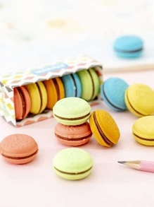 5pcs Macaron Shaped Random Eraser - Multicolor - View 3