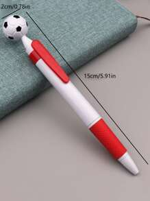 1入組足球設計隨機圓珠筆 - 彩色 - 查看 6