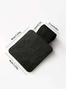 1pc Solid Color Pen Clip - Black - View 4