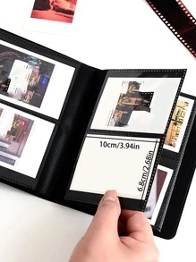 Love U Solid Colored 3 Inch Photo Album - Pink - View 2