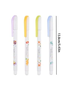 12pcs Cartoon Graphic Gel Pen - Multicolor - View 5