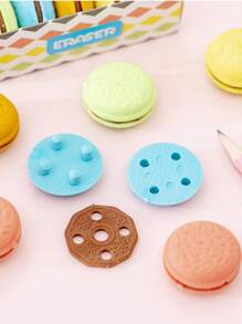 5pcs Macaron Shaped Random Eraser - Multicolor - View 6