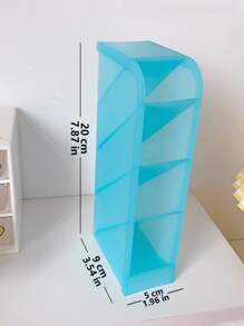 1入組隨機桌面筆架鉛筆化妝收納盒卡哇伊大容量桌面收納架案例學校辦公文具