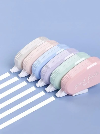 6 st, Slogan Grafik Korrektionstejp Uppsättningar