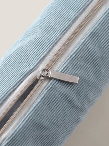 1 hộp bút chì tối giản trơn, quay lại trường, đồ dùng học tập - Màu xanh nhạt - Xem 3