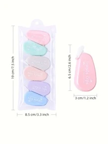 6入組標語圖案修正帶套裝