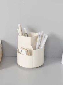 1pc Rotary Pen Holder - White - View 4