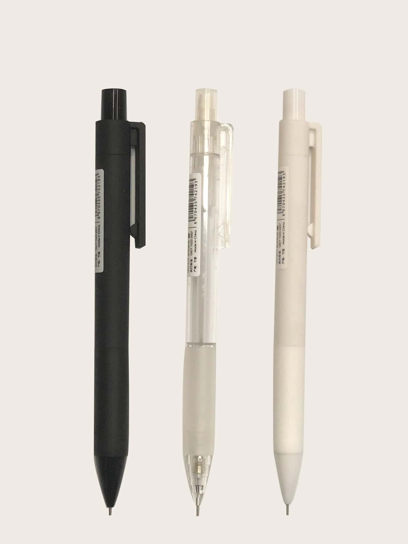 colnk Bộ bút chì cơ khí 3 cái - màu đen - Xem 1