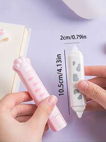 1入組2合1爪子設計隨機修正帶