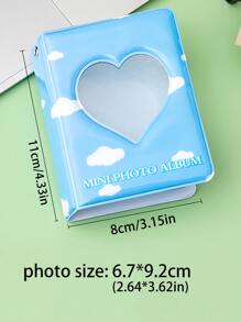 1pc Cloud Print Photo Album - Multicolor - View 6