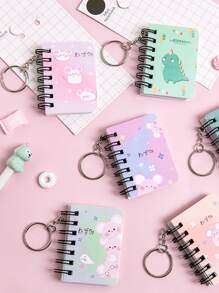 1 Cuaderno Al Azar Con Diseño Gráfico De Cartoons - Multicolor - Ver 1