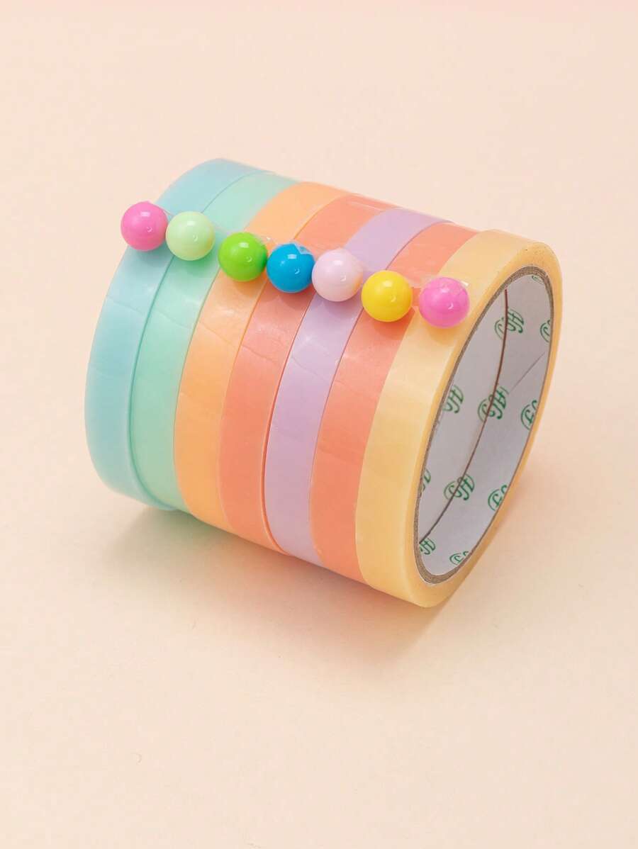 1pc Random Decompression Sticky Ball Tape