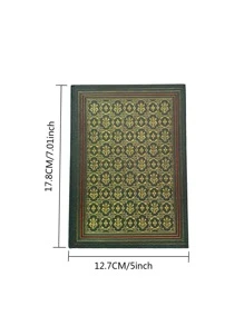 1 pieza Cuaderno con patrón geométrico - Multicolor - Ver 5