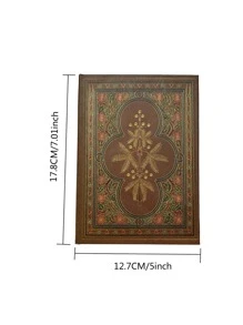 1pc Flower Pattern Notebook - Multicolor - View 5