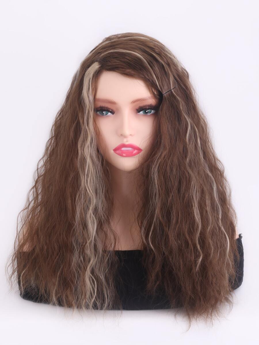 中等卷角色扮演合成假髮 - 彩色 - 查看 1