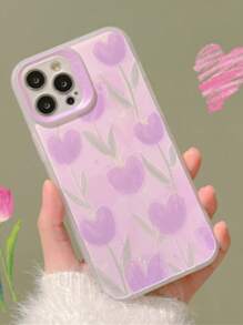 Tulip Pattern Phone Case - Multicolor - View 2