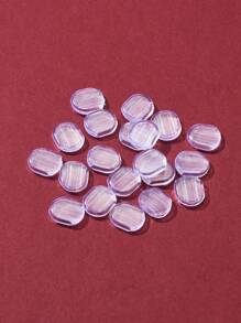 0 Pièce Tampons Confortables Pour Boucles D'oreilles En Silicone, Coussinets De Boucles D'oreilles À Clip, Pour Boucles D'oreilles À Clip, Clair, 10x9x2mm - Transparent - Voir 5