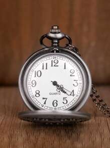 男士章魚紋理懷錶 - 白色 - 查看 2