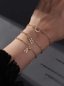字母墜飾手鏈