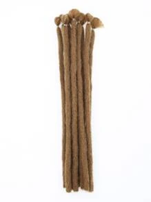 Bím tóc tổng hợp ngắn thẳng 10 sợi - Màu be - Xem 1
