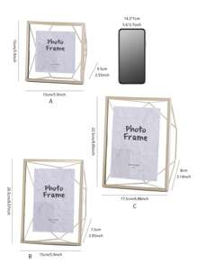 1pc Metal Geometric Photo Frame