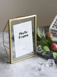 1pc Metal Geometric Photo Frame